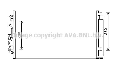 AVA QUALITY COOLING kondensatorius, oro kondicionierius BW5434D